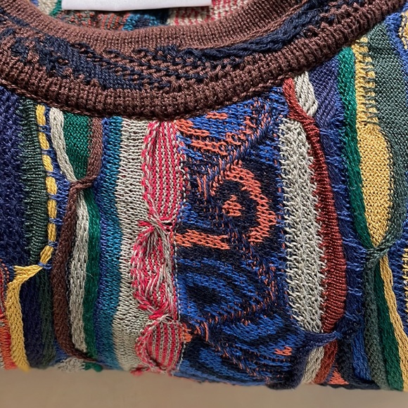 COOGI AUSTRALIA 100% COTTON MULTI colored SWEATER size xl - Picture 8 of 8